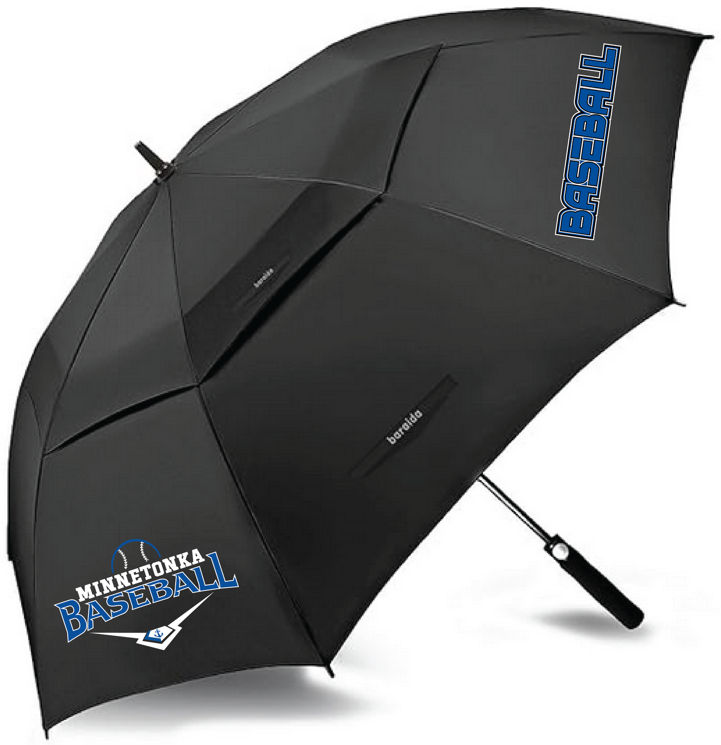 Baseball 62" Vented Canopy Umbrella