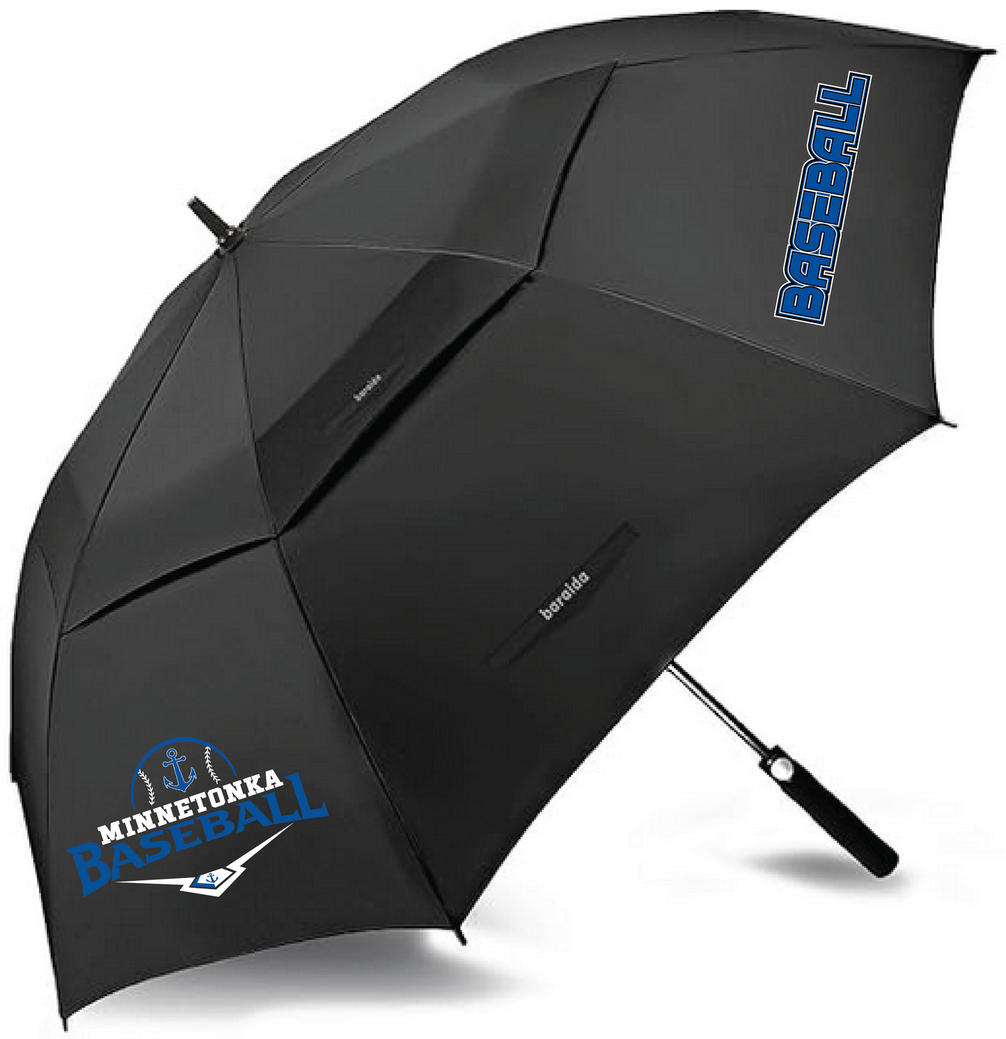 Baseball 62" Vented Canopy Umbrella