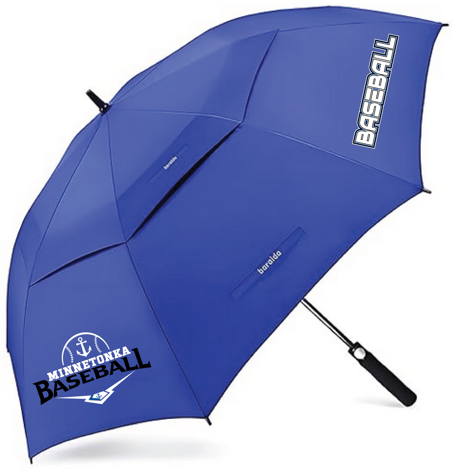 Baseball 62" Vented Canopy Umbrella