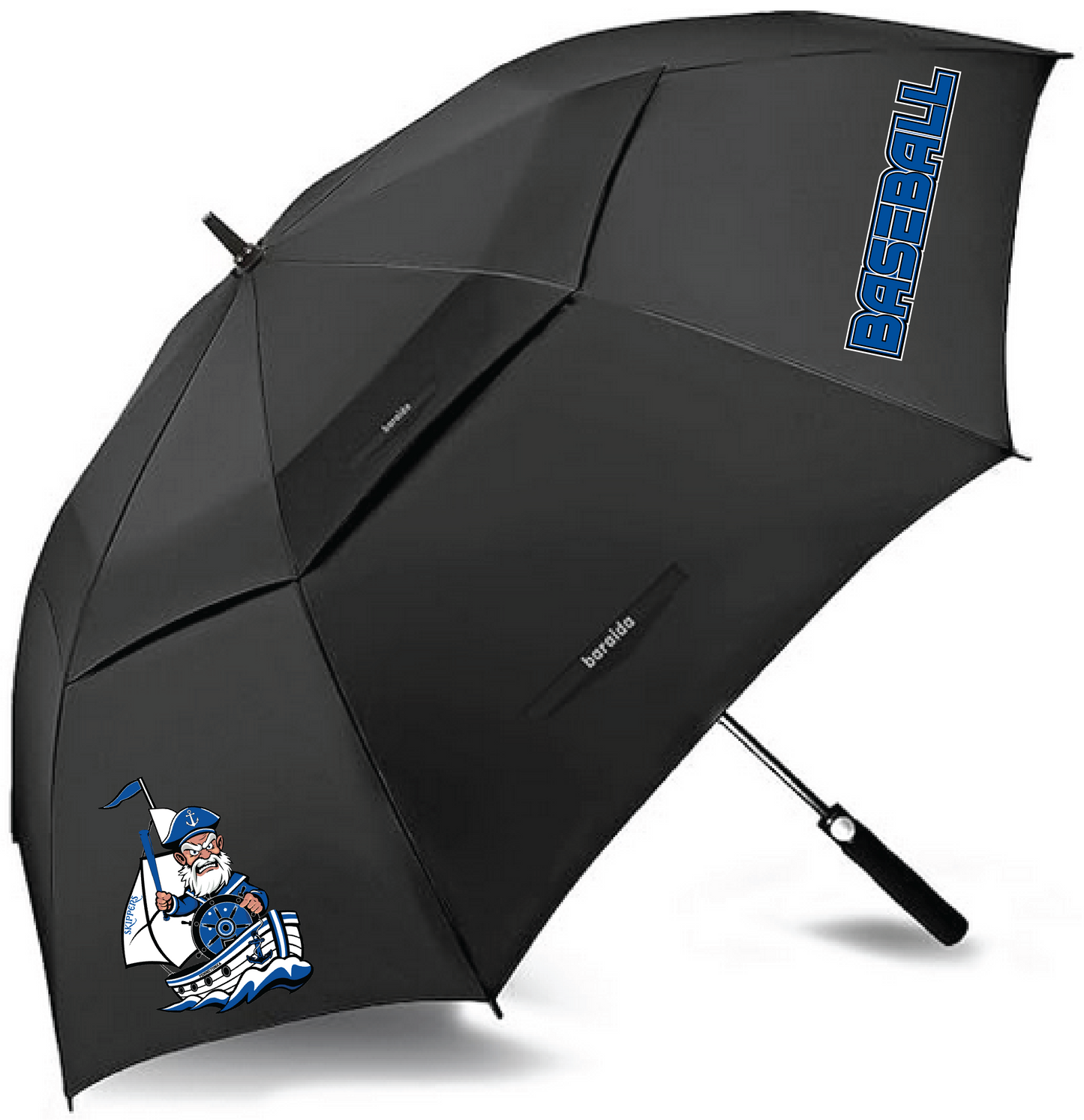 Baseball 62" Vented Canopy Umbrella
