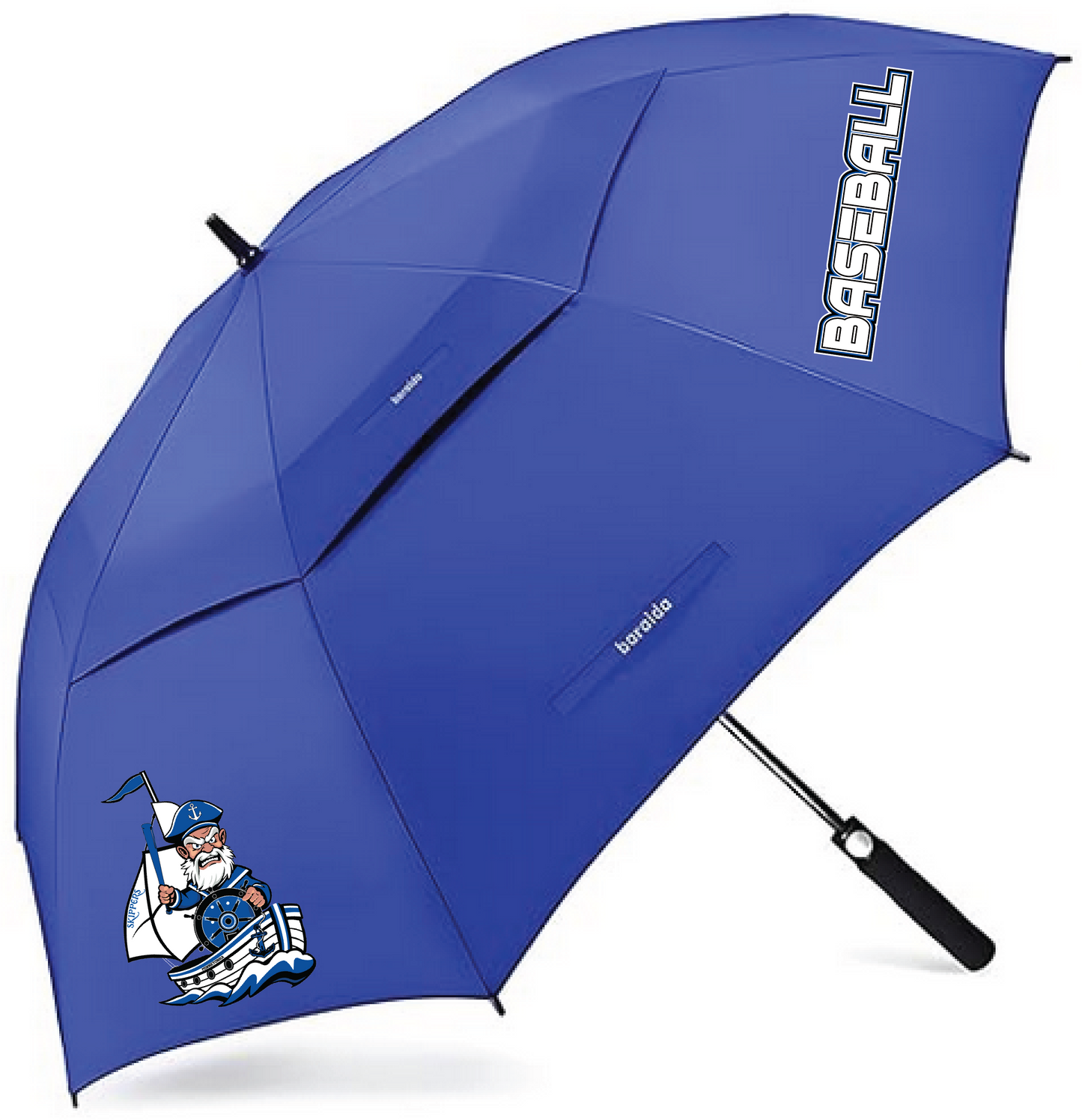 Baseball 62" Vented Canopy Umbrella