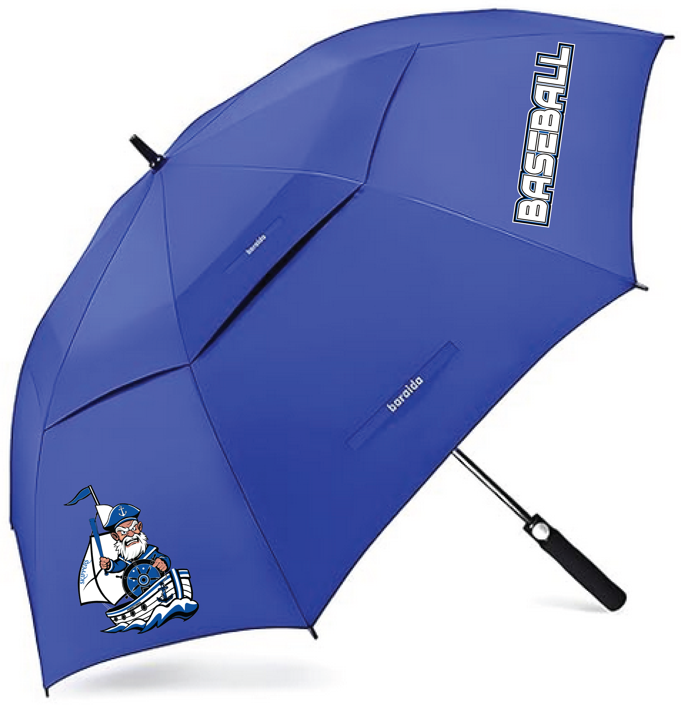Baseball 62" Vented Canopy Umbrella