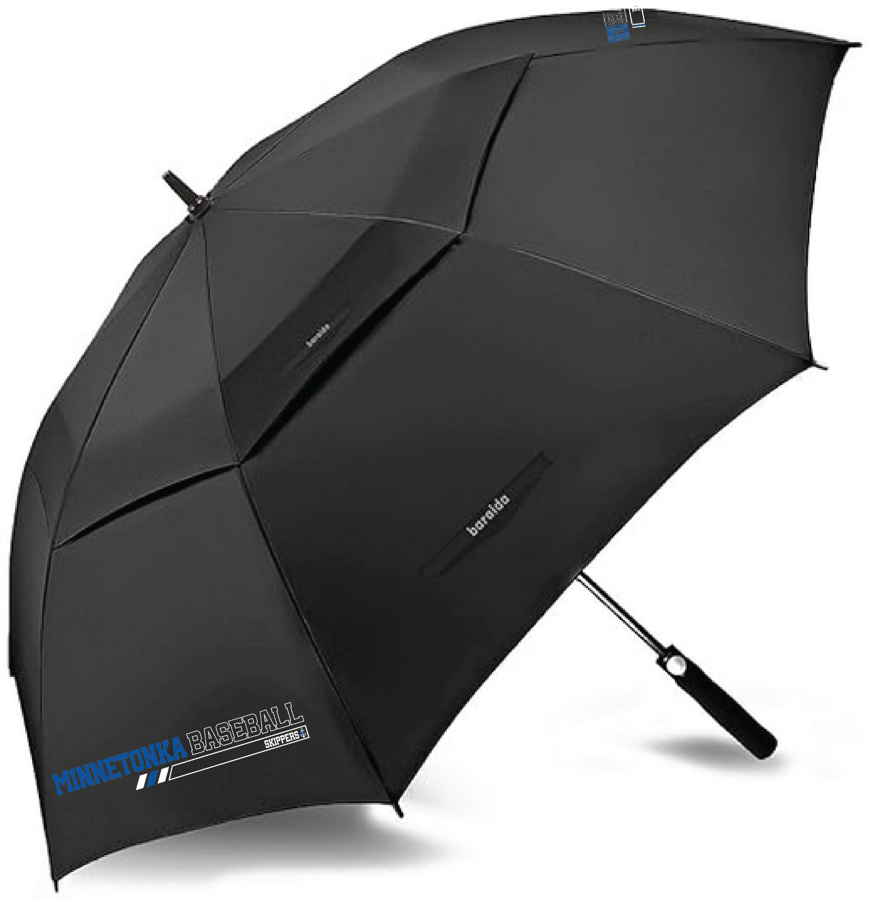 Baseball 62" Vented Canopy Umbrella