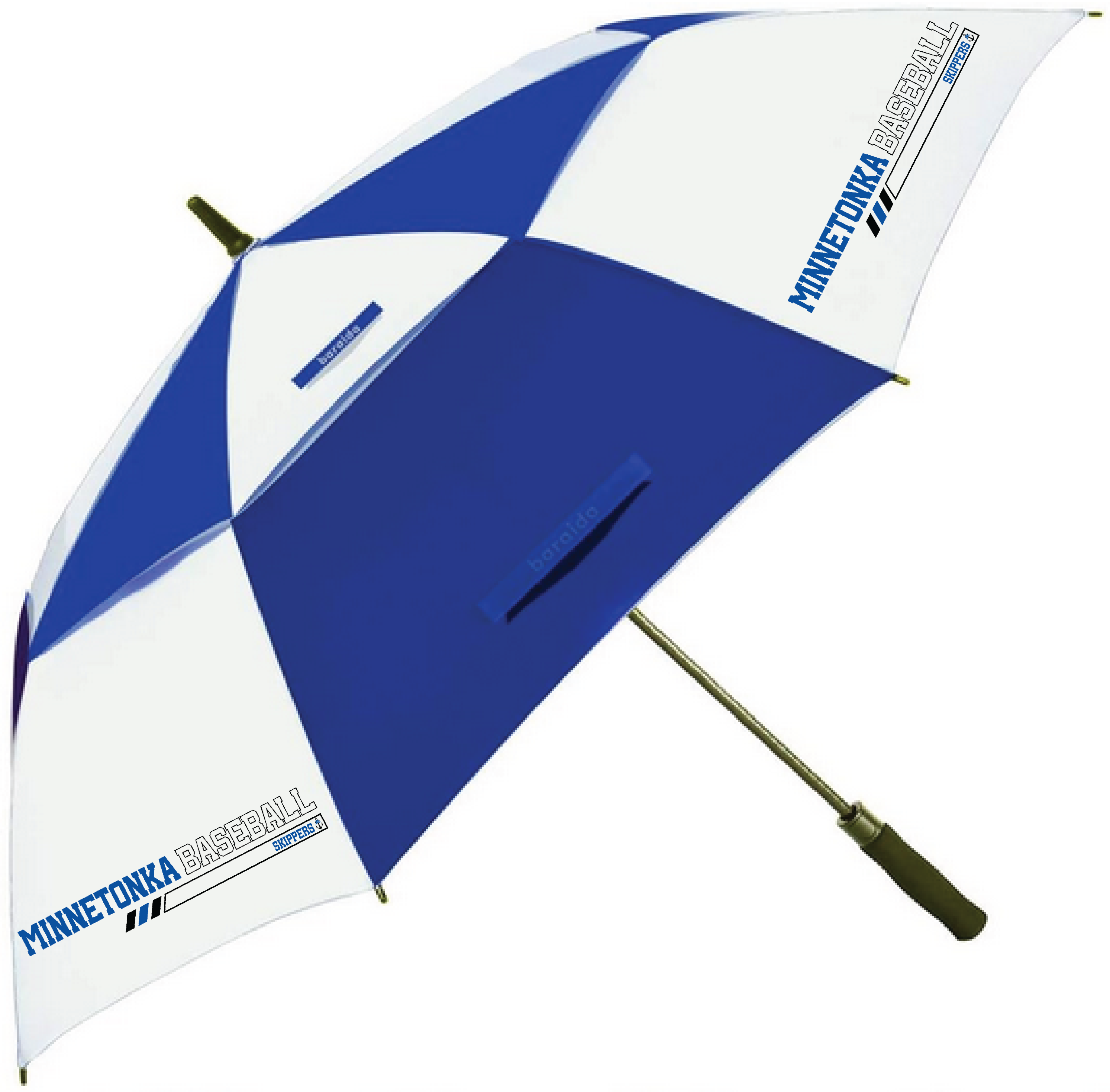 Baseball 62" Vented Canopy Umbrella
