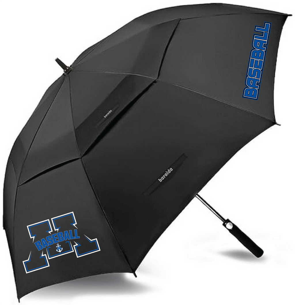Baseball 62" Vented Canopy Umbrella