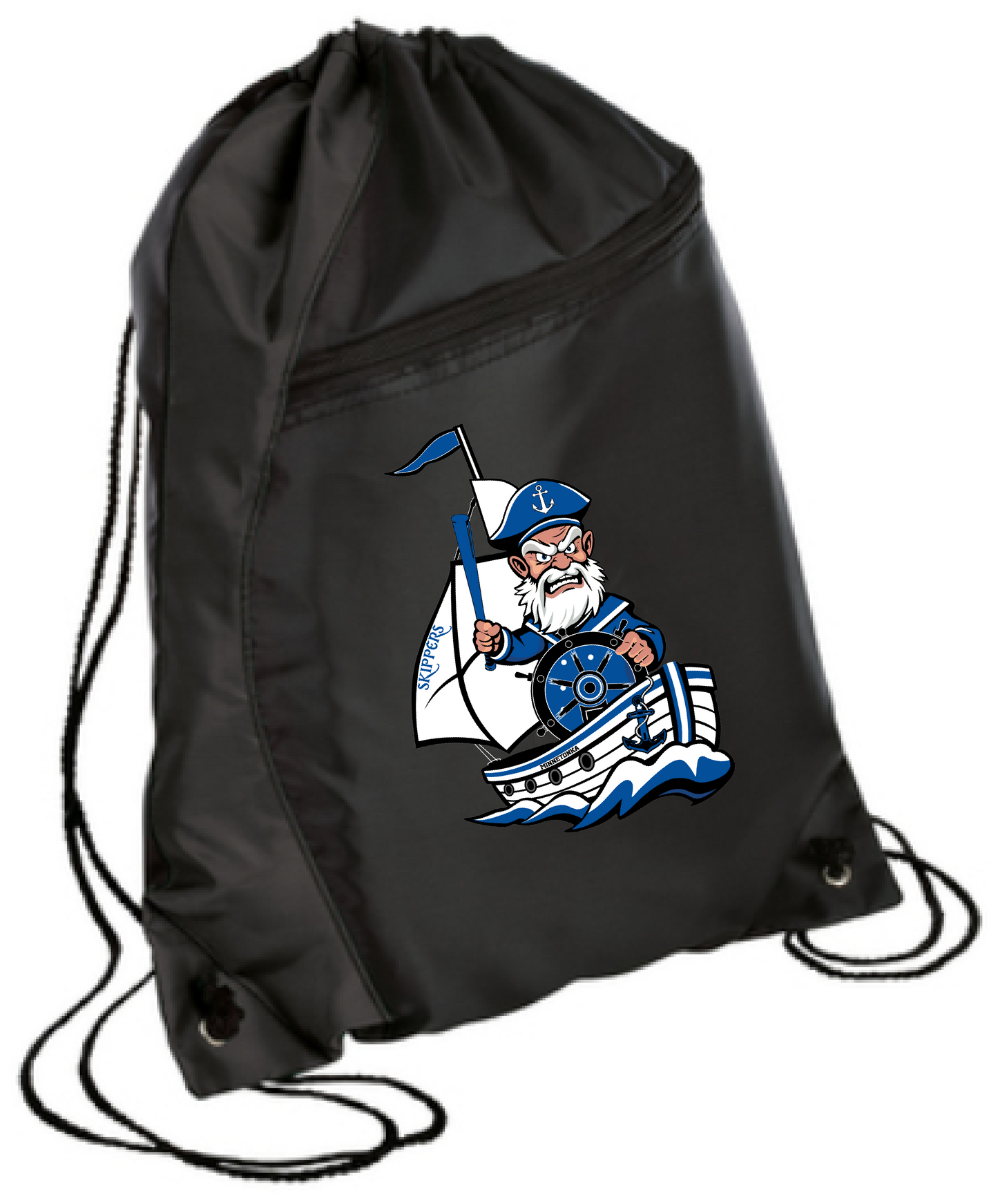 Baseball Colorblock Drawstring Bag