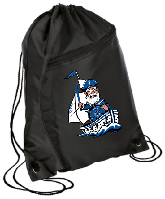 Baseball Colorblock Drawstring Bag