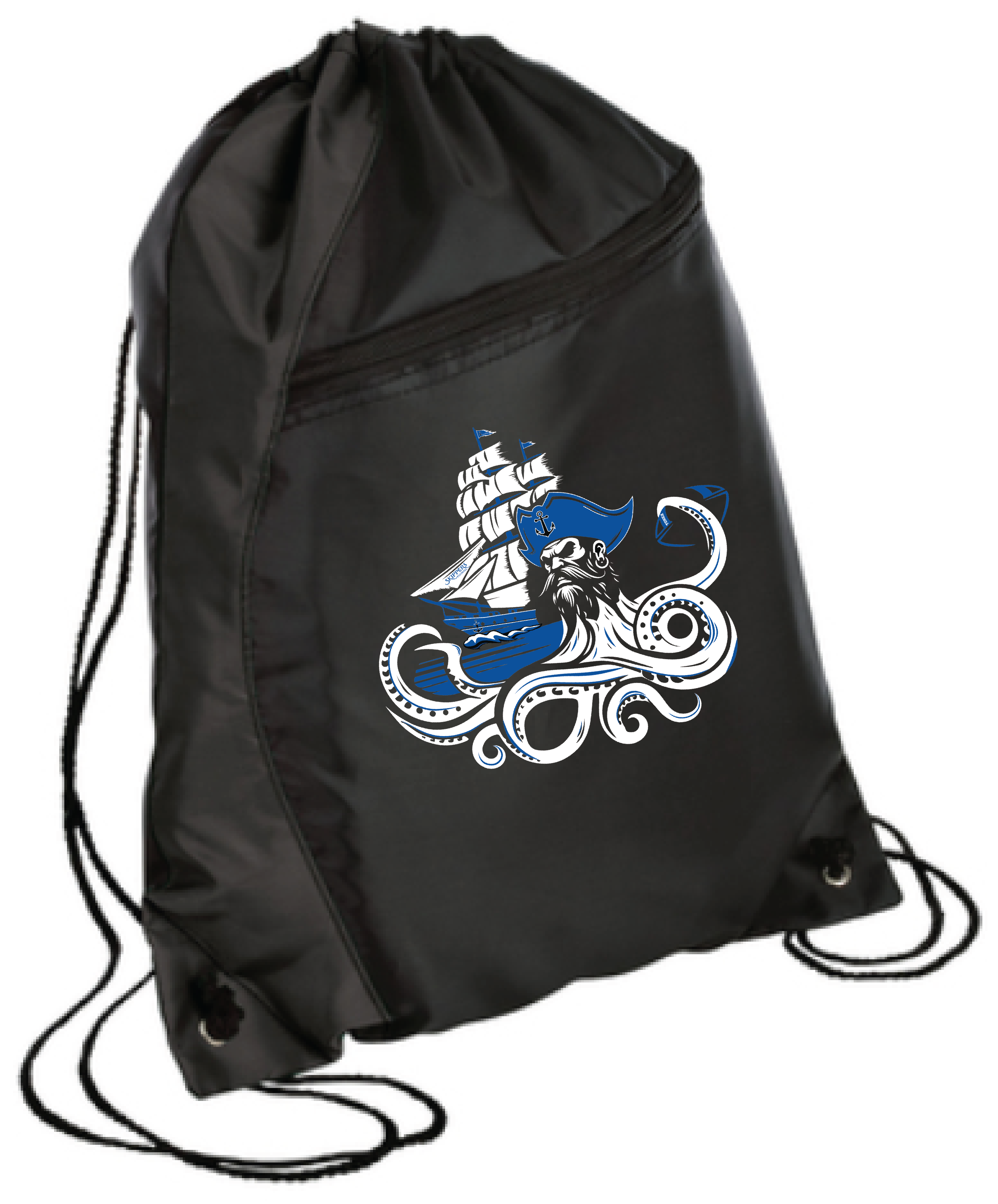 Footbball Colorblock Drawstring Bag