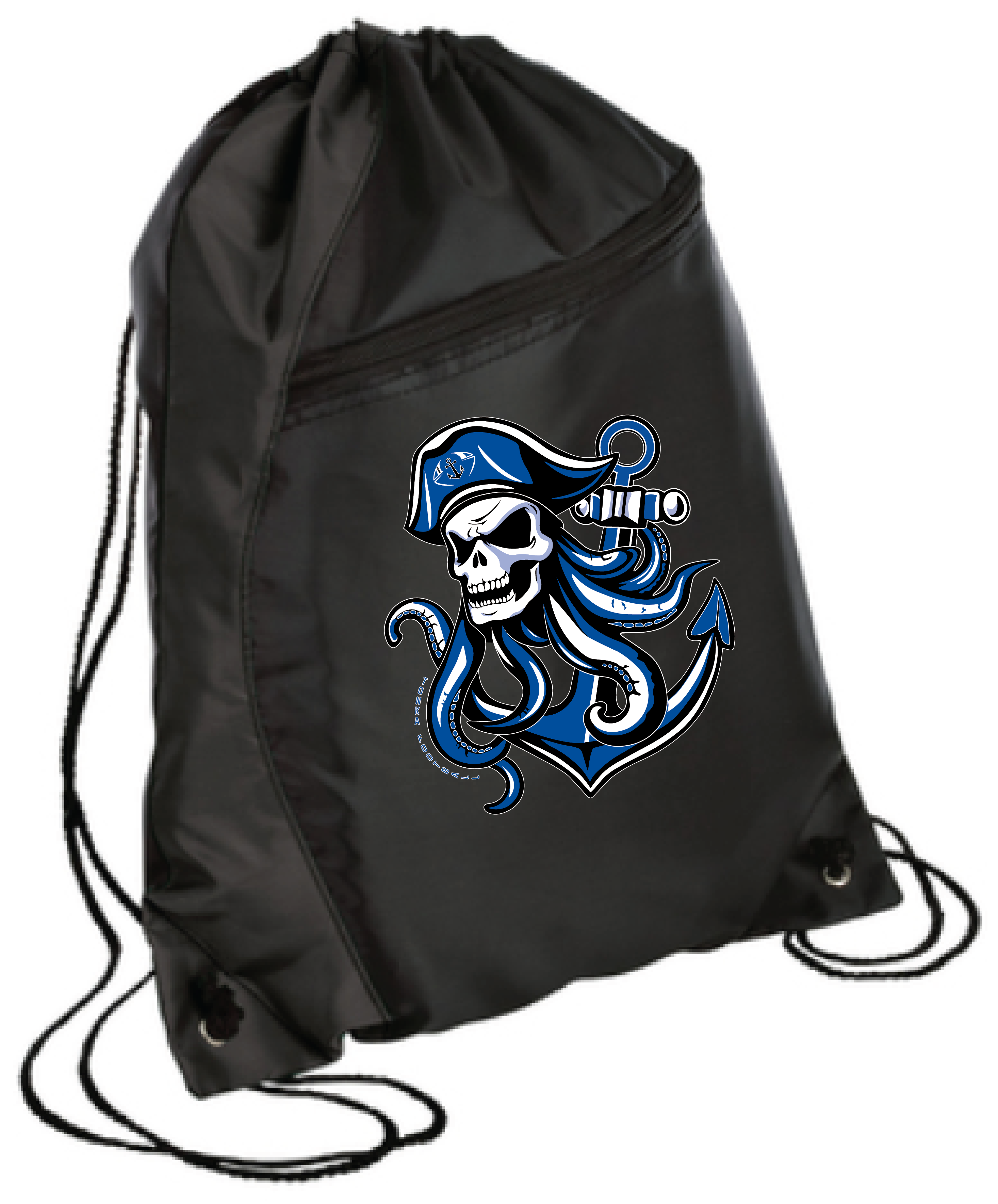 Footbball Colorblock Drawstring Bag