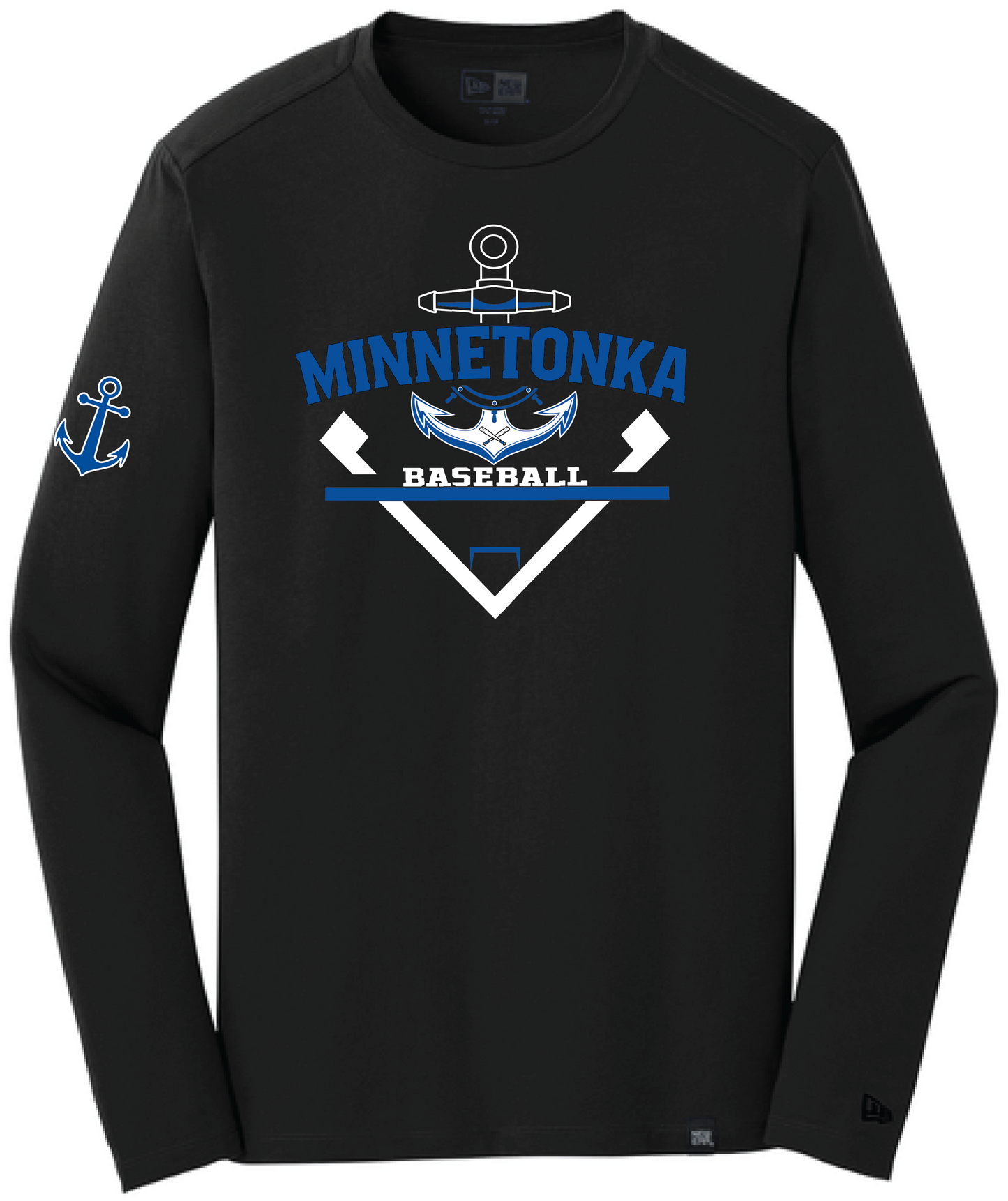 Baseball Men's New Era Heritage Blend Long Sleeve Tee