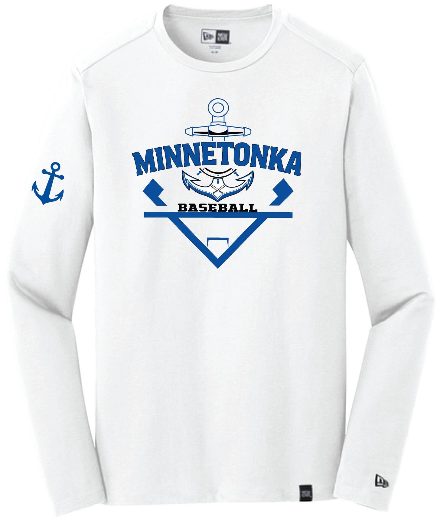 Baseball Men's New Era Heritage Blend Long Sleeve Tee