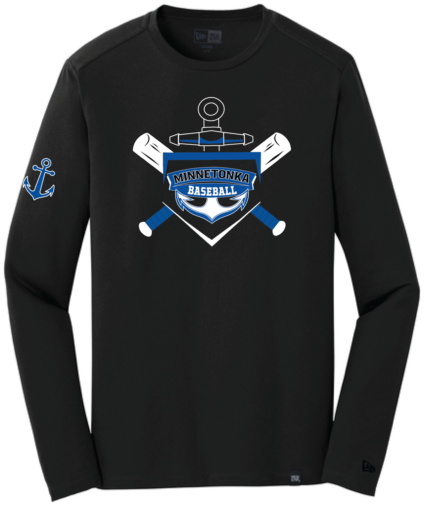 Baseball Men's New Era Heritage Blend Long Sleeve Tee