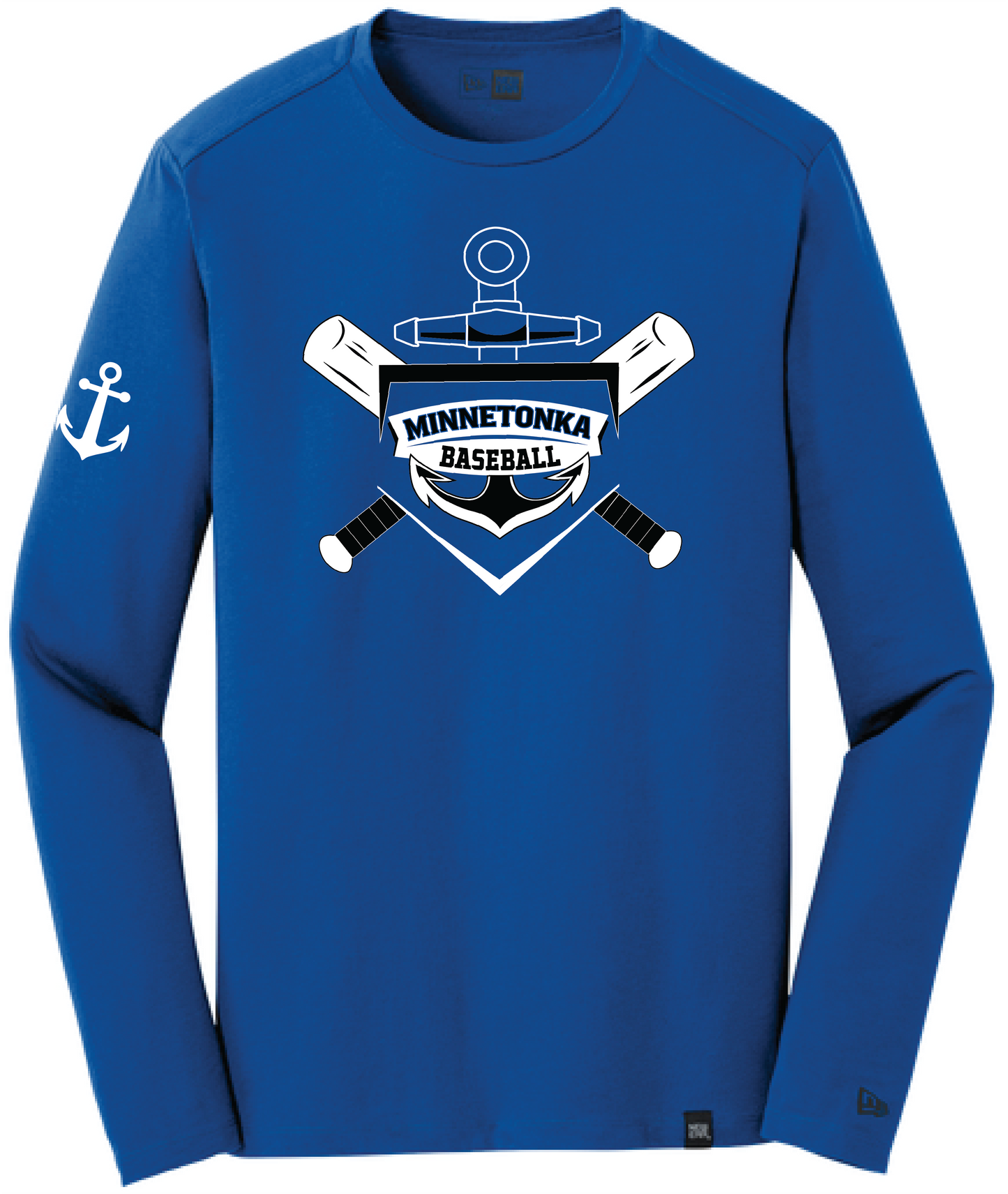 Baseball Men's New Era Heritage Blend Long Sleeve Tee