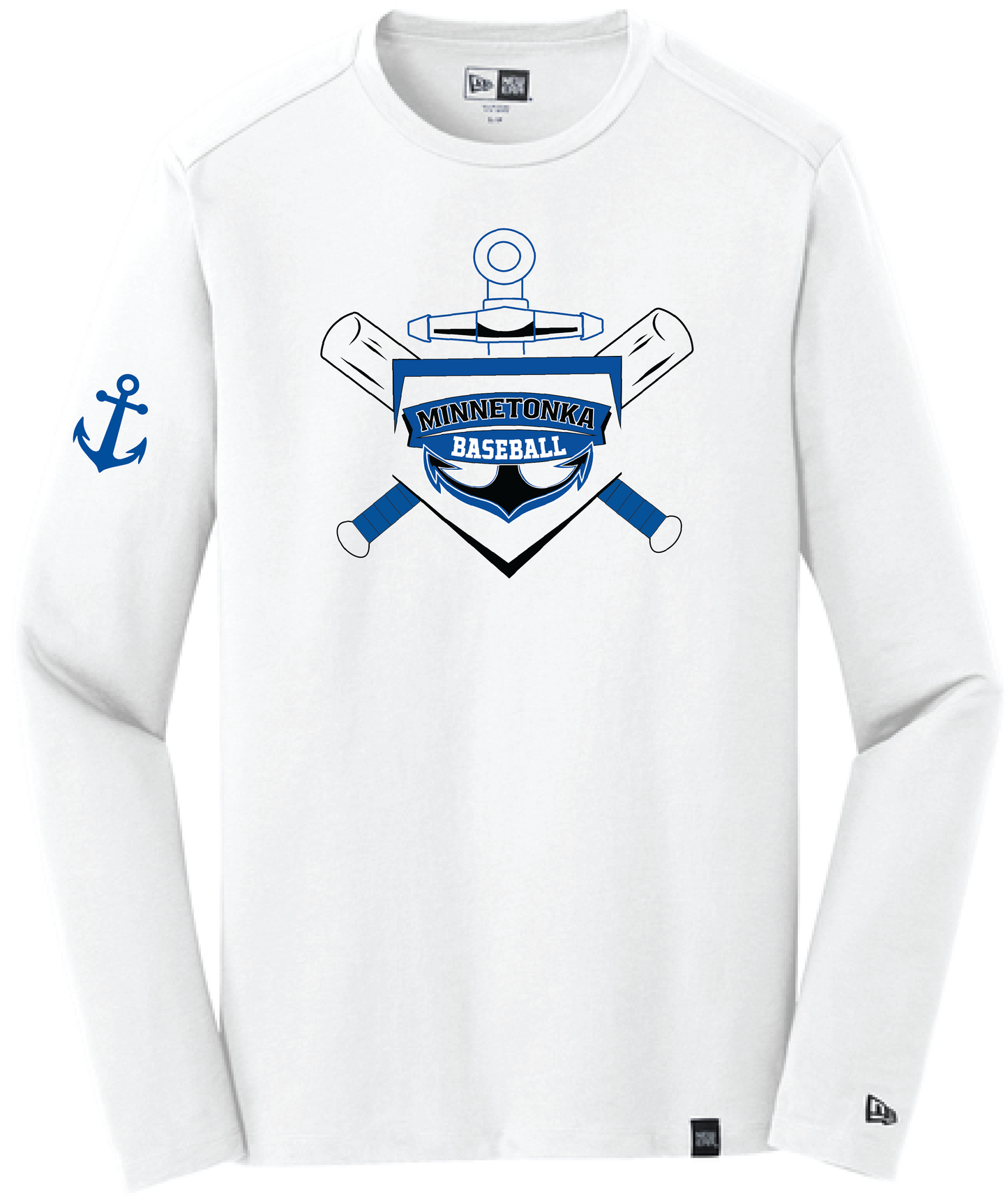 Baseball Men's New Era Heritage Blend Long Sleeve Tee