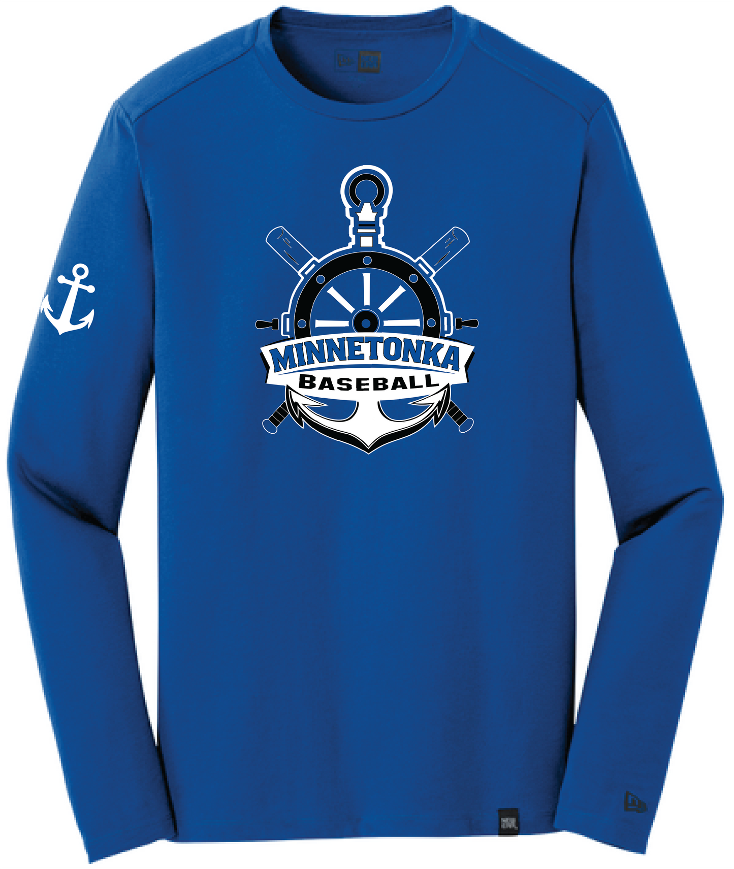 Baseball Men's New Era Heritage Blend Long Sleeve Tee