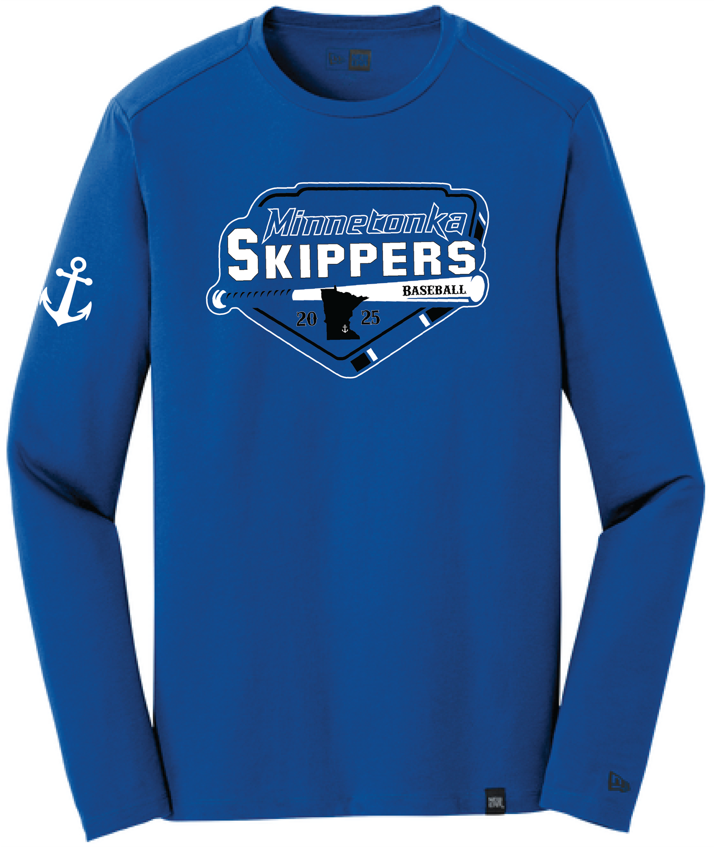 Baseball Men's New Era Heritage Blend Long Sleeve Tee