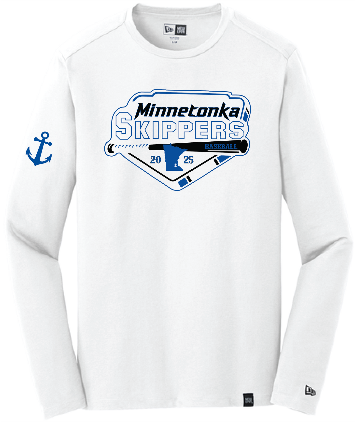 Baseball Men's New Era Heritage Blend Long Sleeve Tee