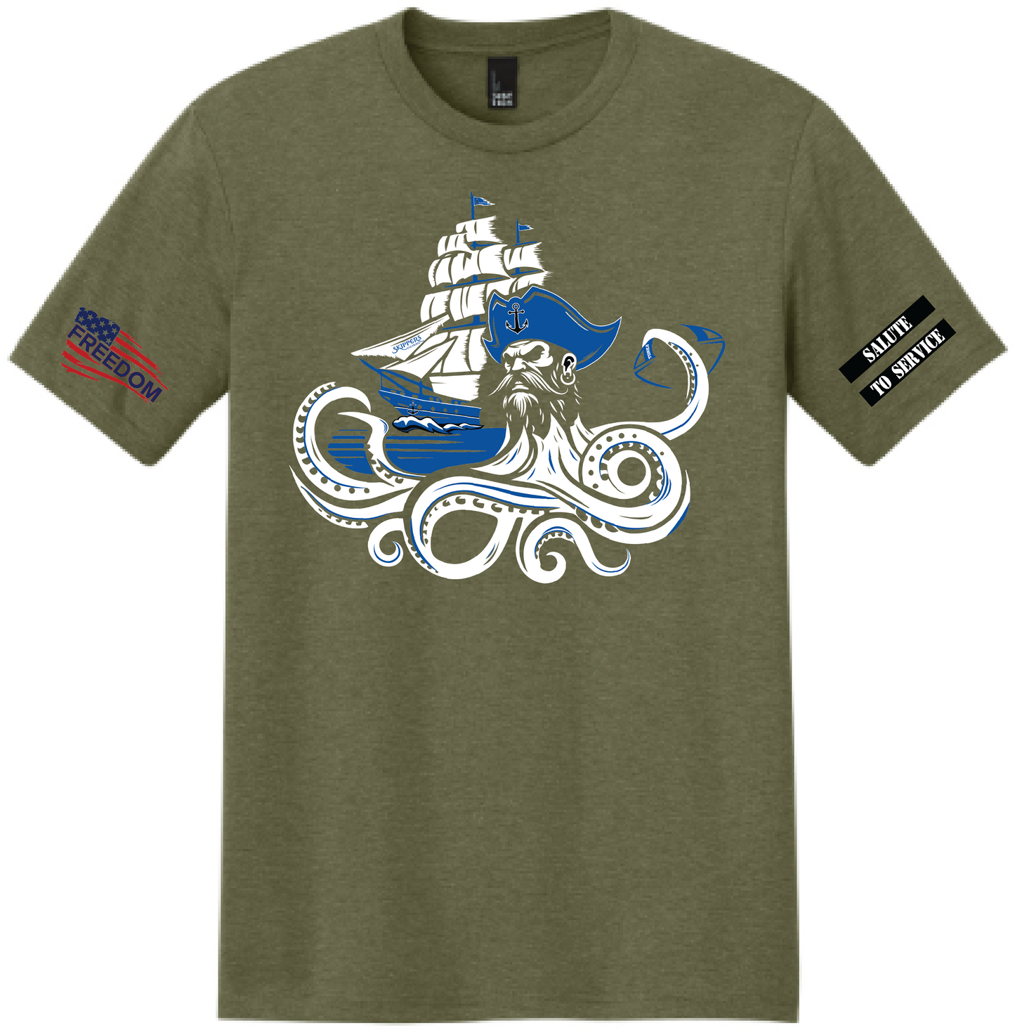 Salute To Service Football Men's Perfect Tri Tee