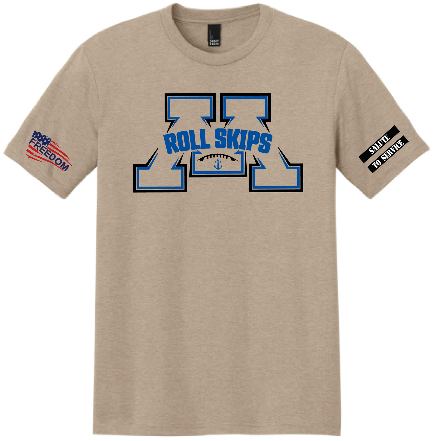 Salute To Service Football Men's Perfect Tri Tee