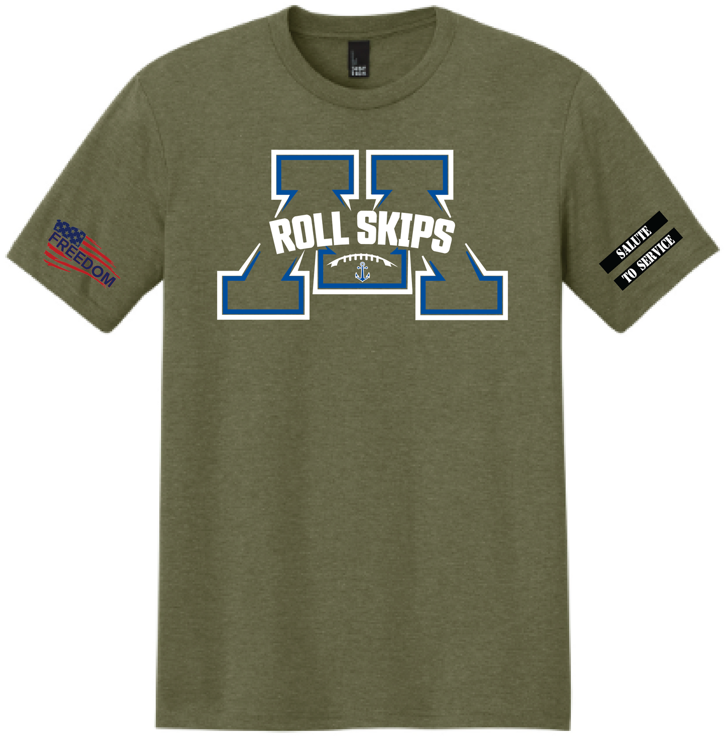 Salute To Service Football Men's Perfect Tri Tee