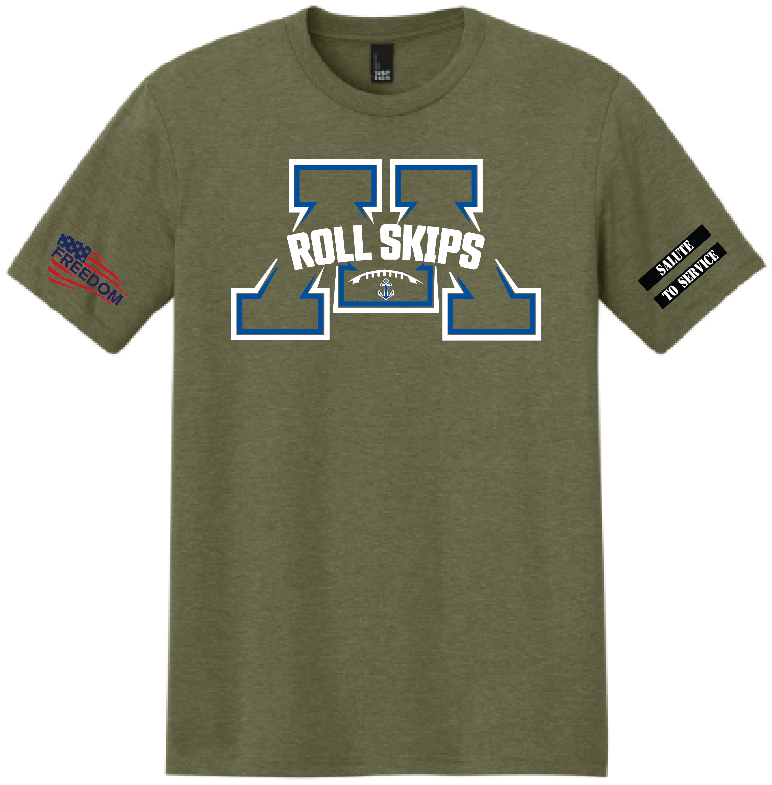 Salute To Service Football Men's Perfect Tri Tee