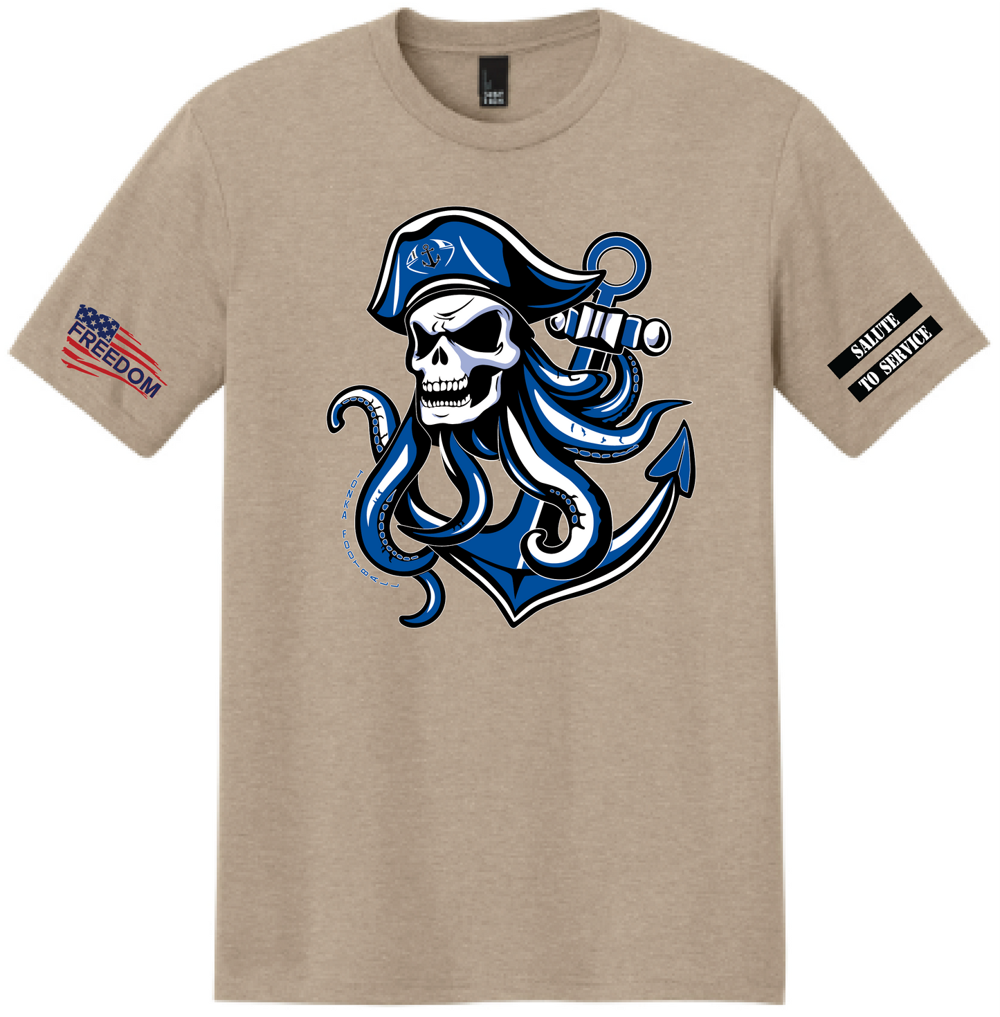 Salute To Service Football Men's Perfect Tri Tee