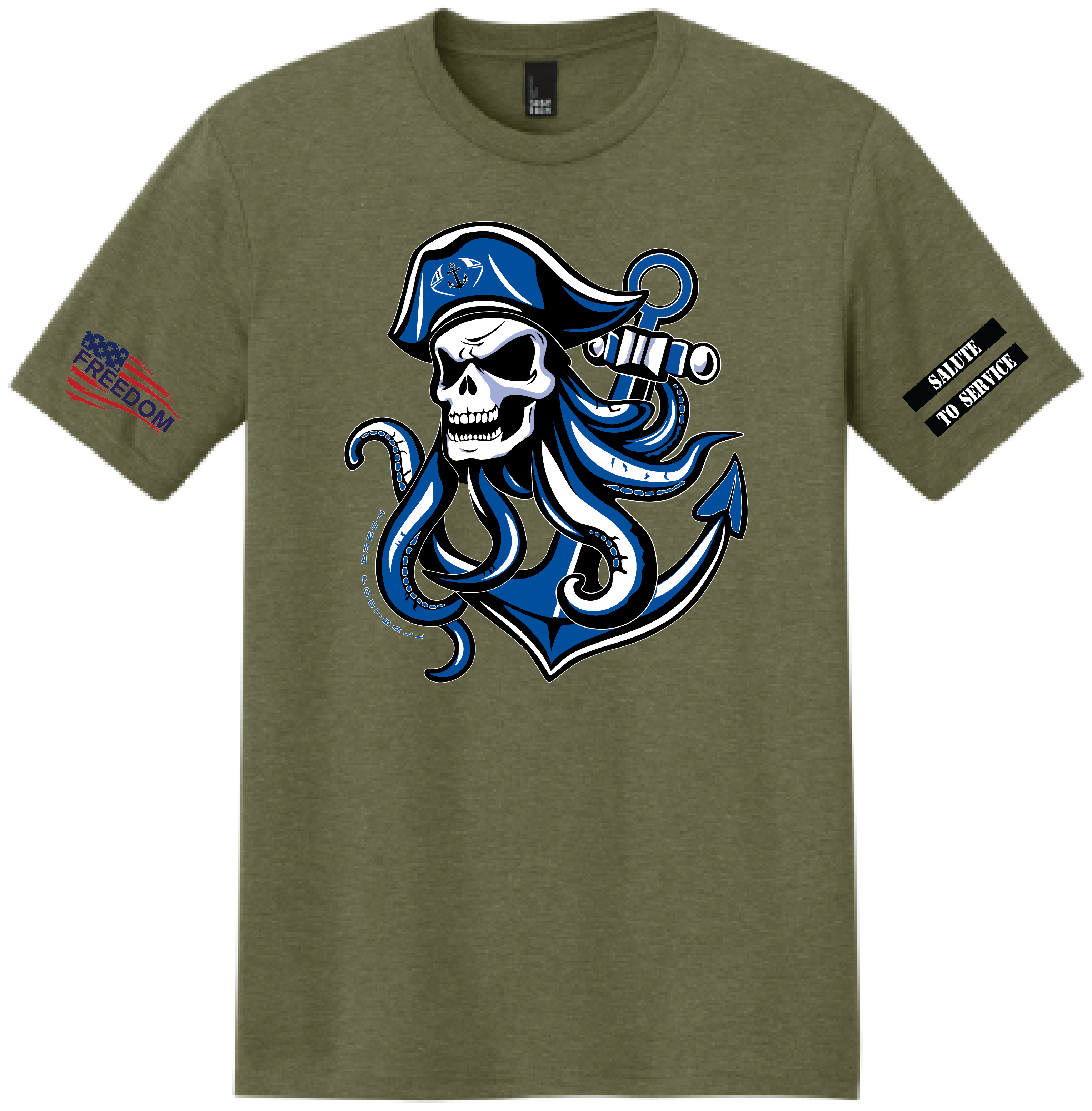 Salute To Service Football Men's Perfect Tri Tee