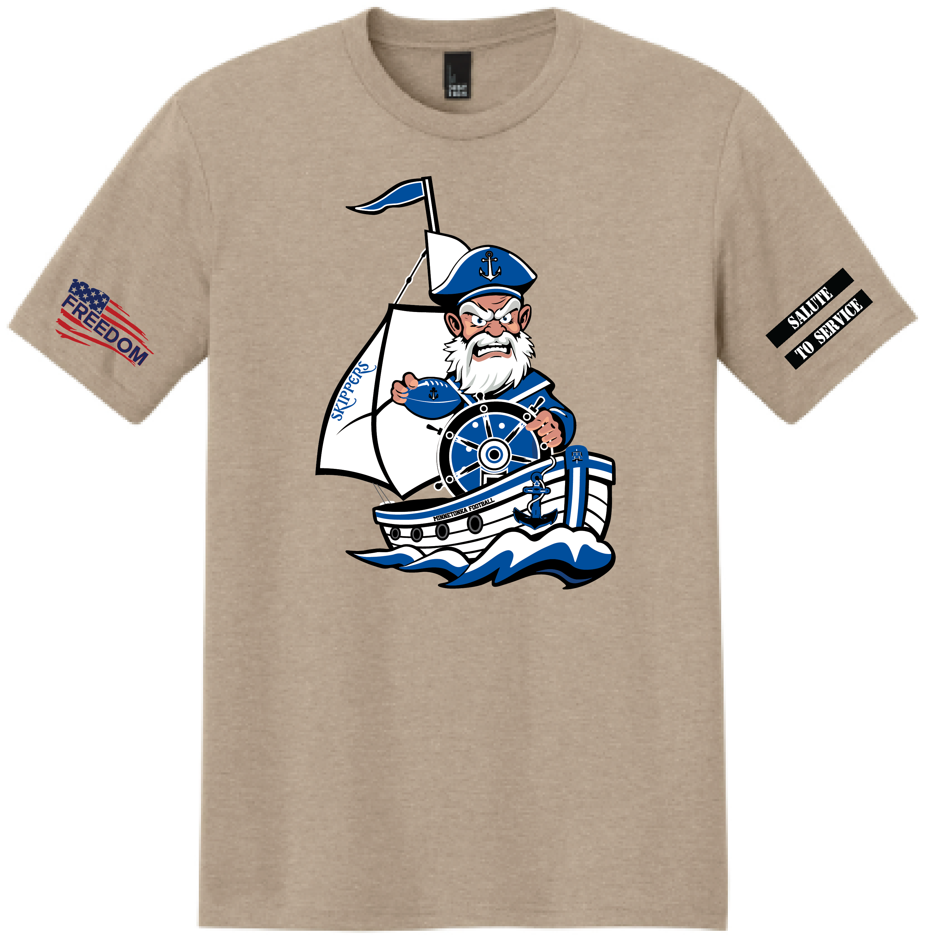 Salute To Service Football Men's Perfect Tri Tee