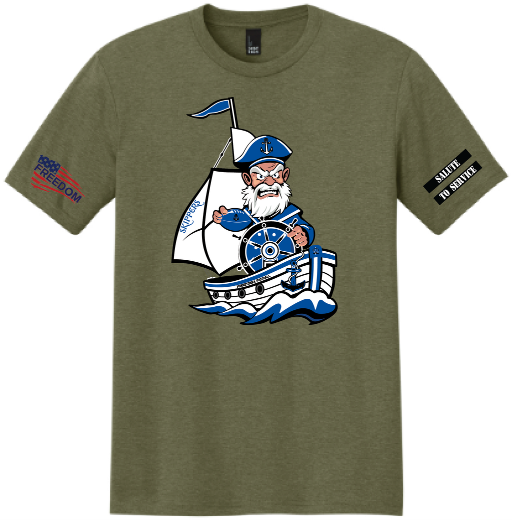 Salute To Service Football Men's Perfect Tri Tee