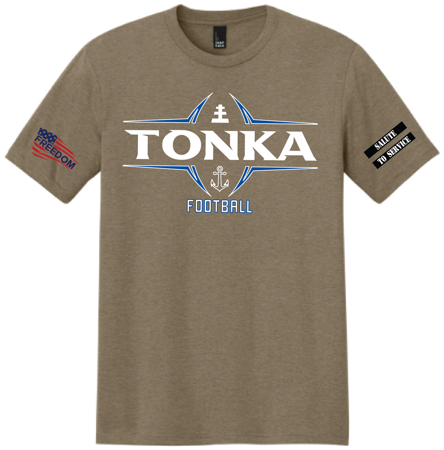 Salute To Service Football Men's Perfect Tri Tee