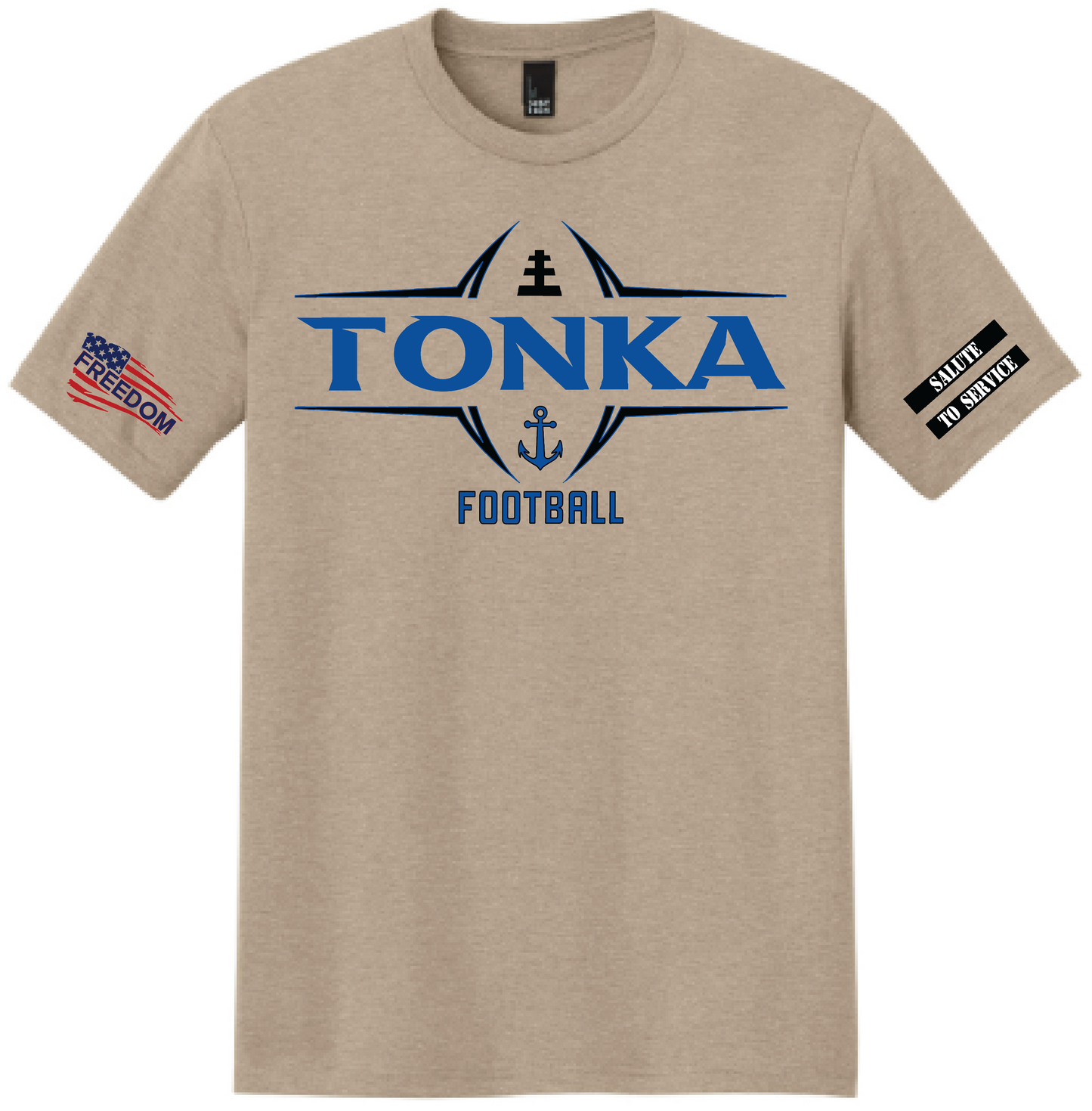 Salute To Service Football Men's Perfect Tri Tee