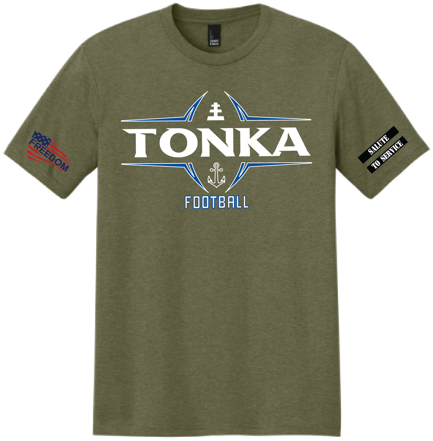 Salute To Service Football Men's Perfect Tri Tee