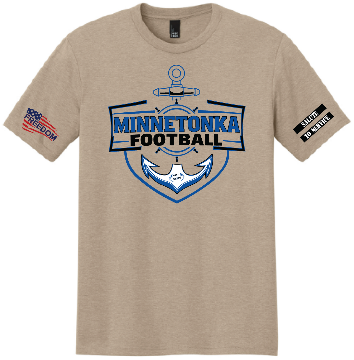 Salute To Service Football Men's Perfect Tri Tee