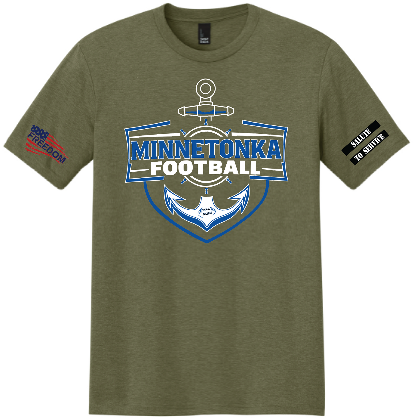 Salute To Service Football Men's Perfect Tri Tee