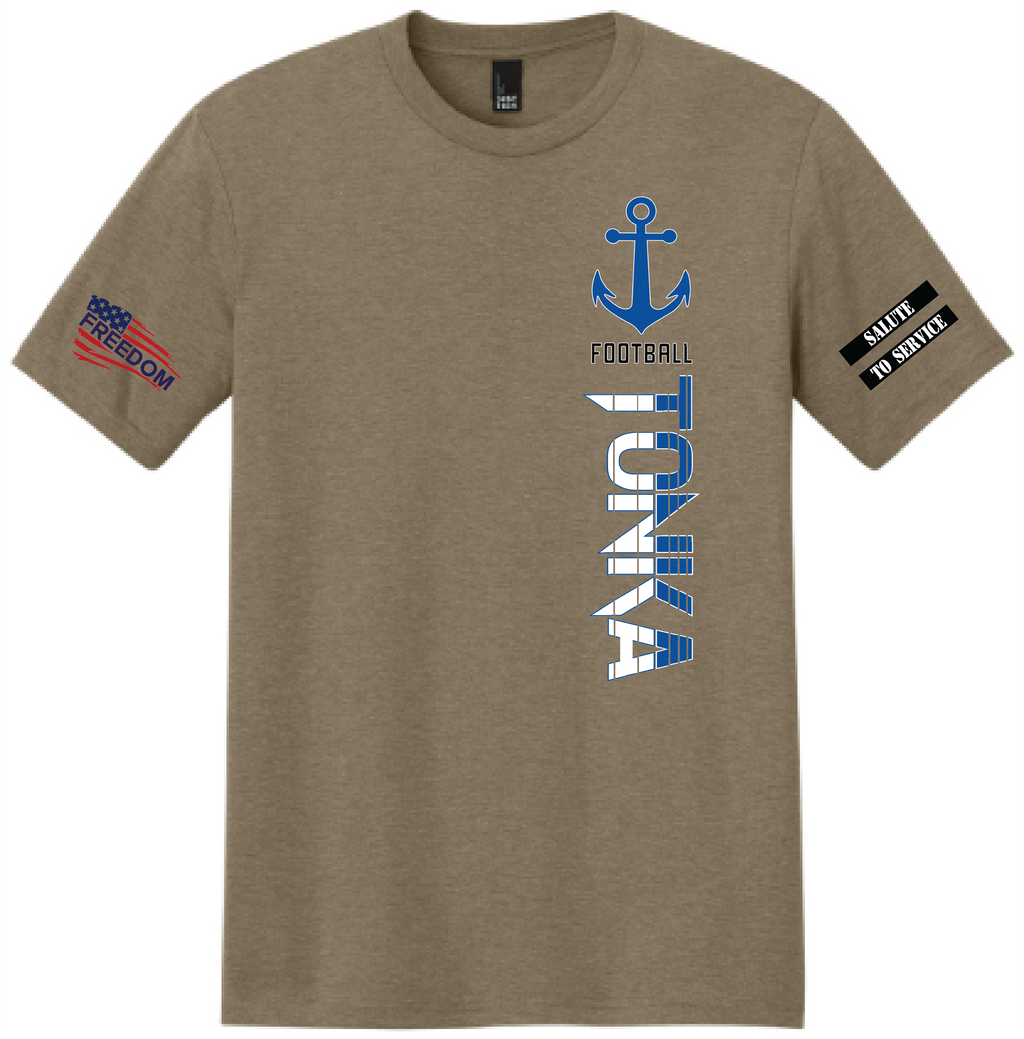 Salute To Service Football Men's Perfect Tri Tee