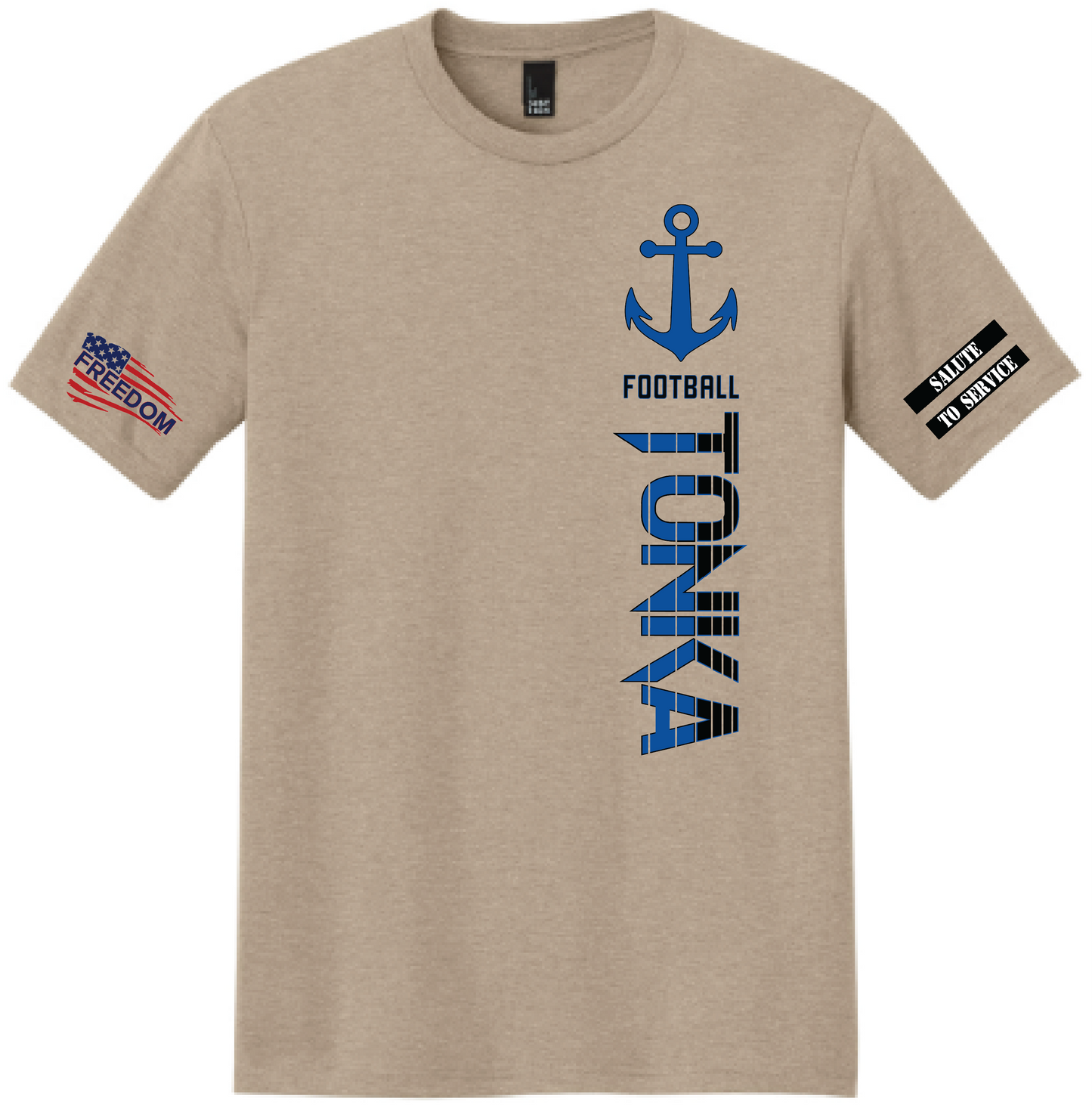 Salute To Service Football Men's Perfect Tri Tee