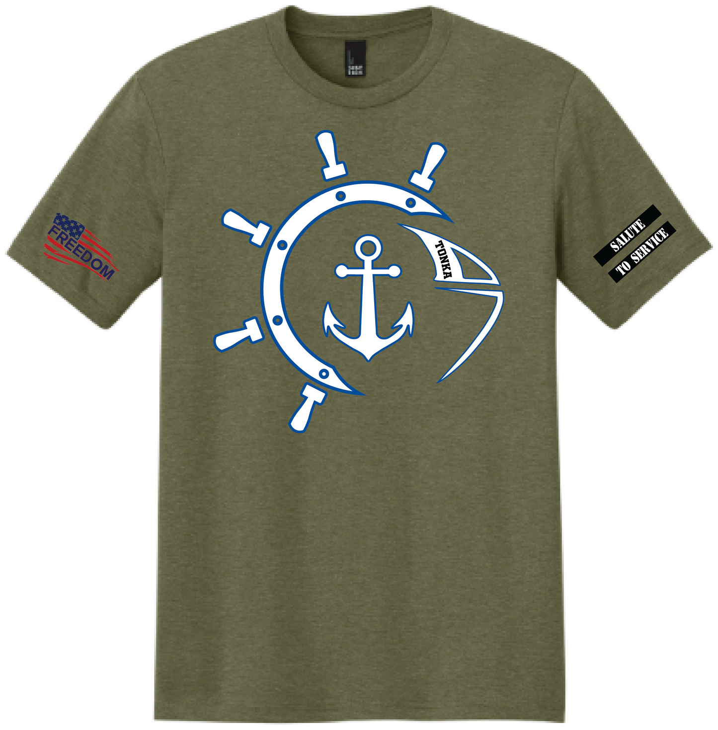 Salute To Service Football Men's Perfect Tri Tee