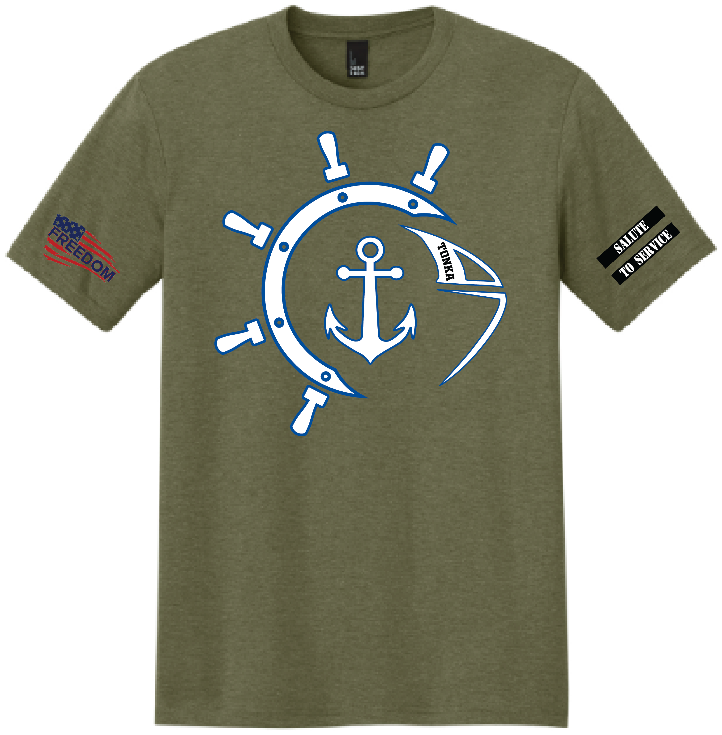 Salute To Service Football Men's Perfect Tri Tee