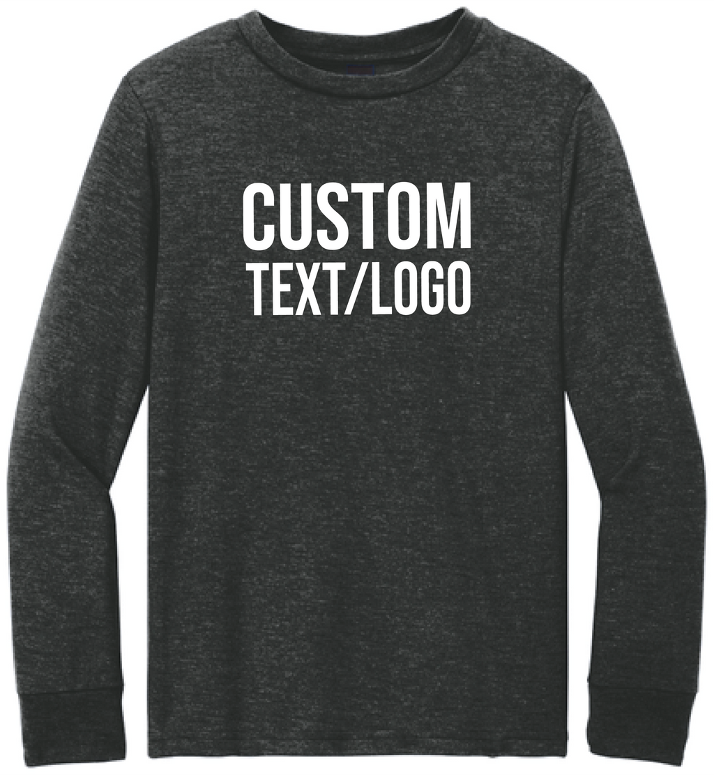 Custom Youth Perfect Tri-Blend Long Sleeve Tee