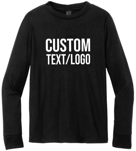 Custom Youth Perfect Tri-Blend Long Sleeve Tee
