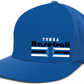 Baseball Perforated Flexfit Fitted Shape-able Flat Bill Hat