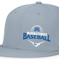 Baseball Perforated FlexFit Fitted Flat Bill Hat