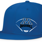 Baseball Perforated FlexFit Fitted Flat Bill Hat