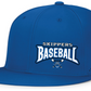 Baseball Perforated FlexFit Fitted Flat Bill Hat