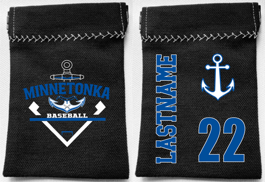 Baseball Squeeze Clasp Seed Pouch