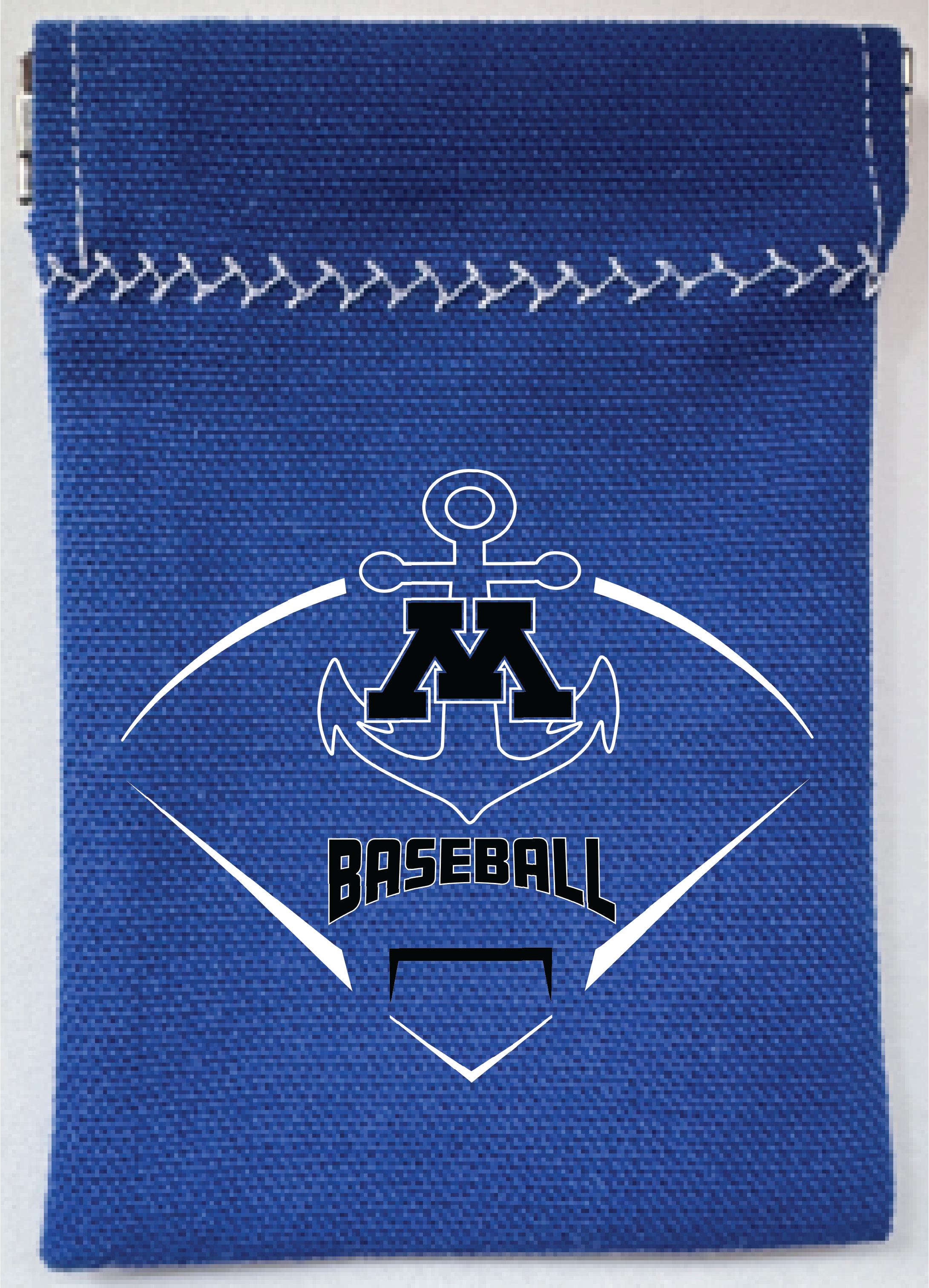 Baseball Squeeze Clasp Seed Pouch