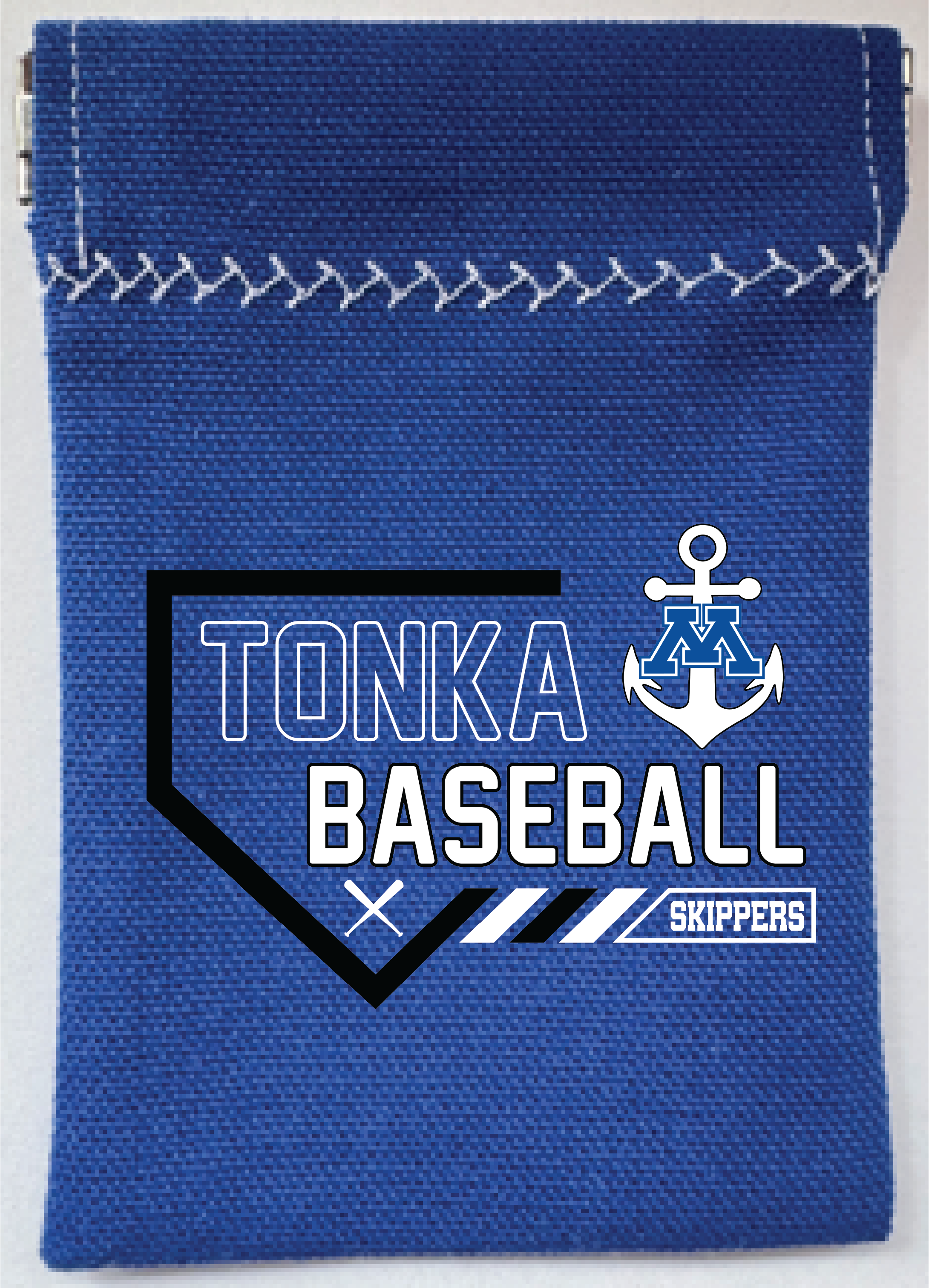 Baseball Squeeze Clasp Seed Pouch
