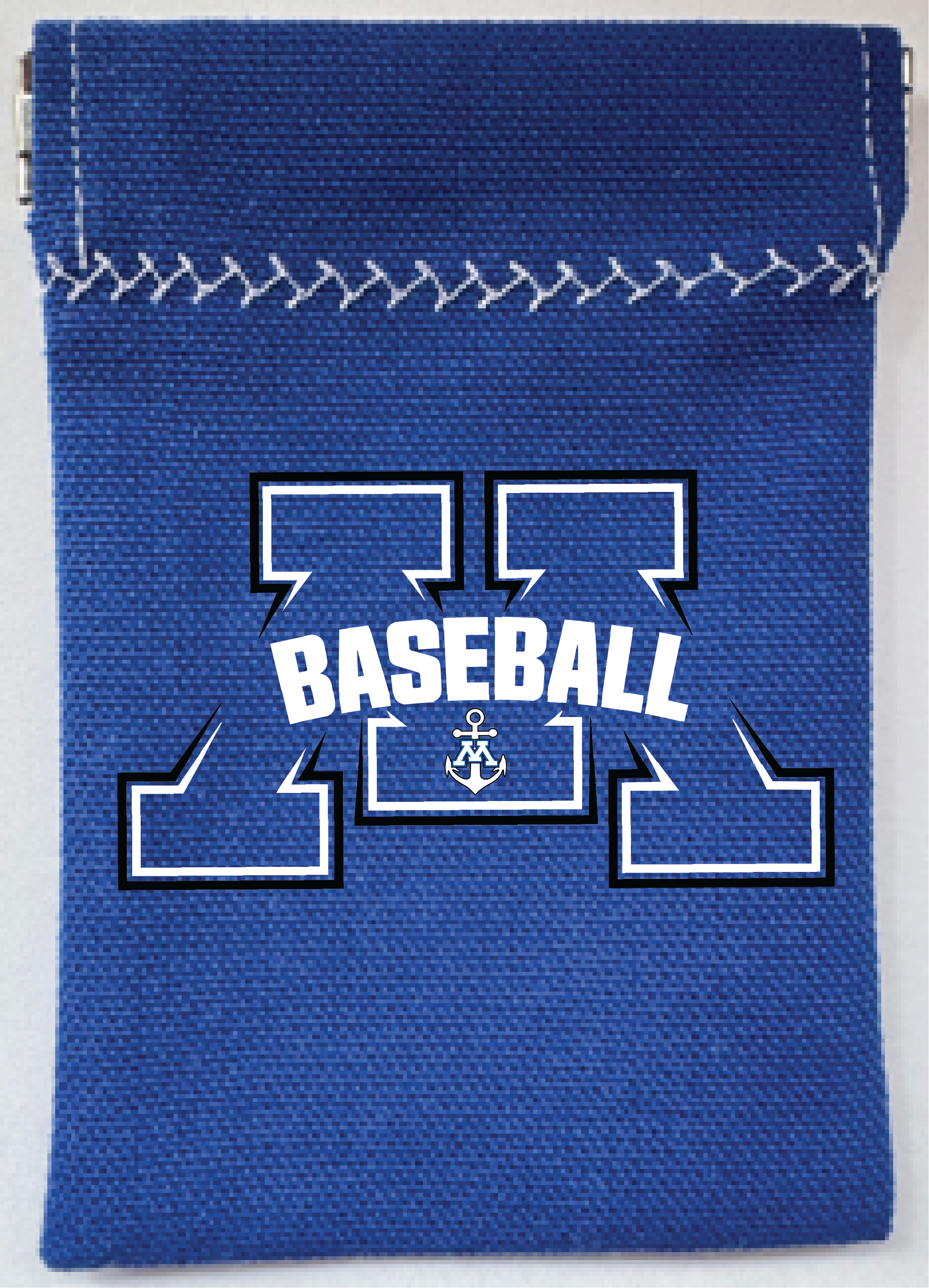 Baseball Squeeze Clasp Seed Pouch