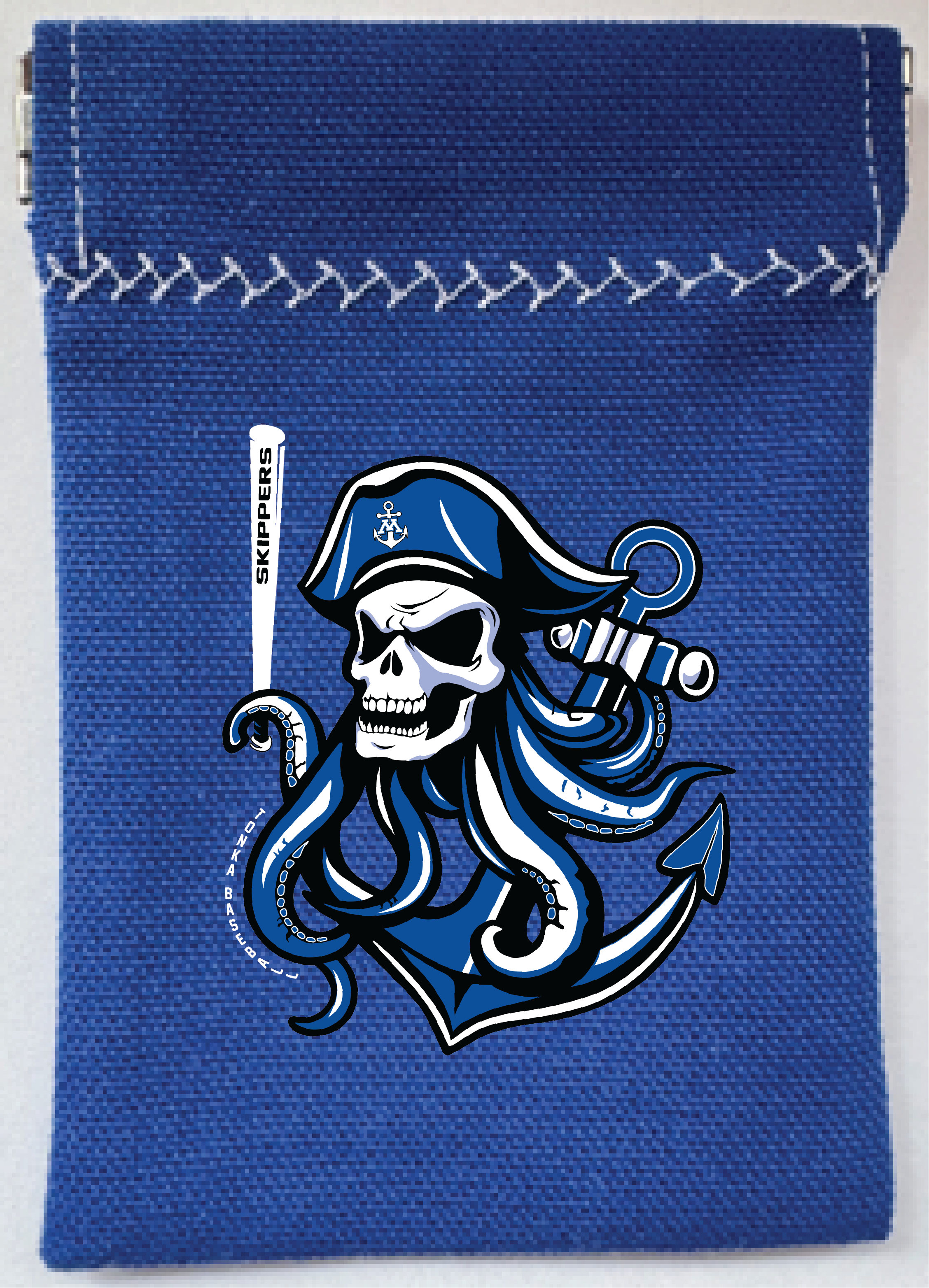Baseball Squeeze Clasp Seed Pouch