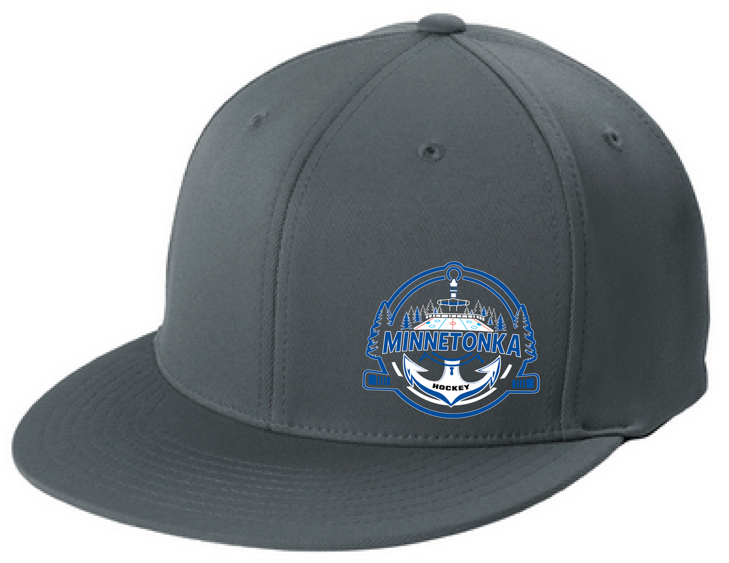 Hockey Flexfit Flatbill Fitted Hat